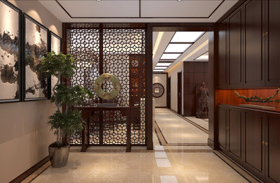 佳星園240平米中式風(fēng)格裝修設(shè)計效果圖